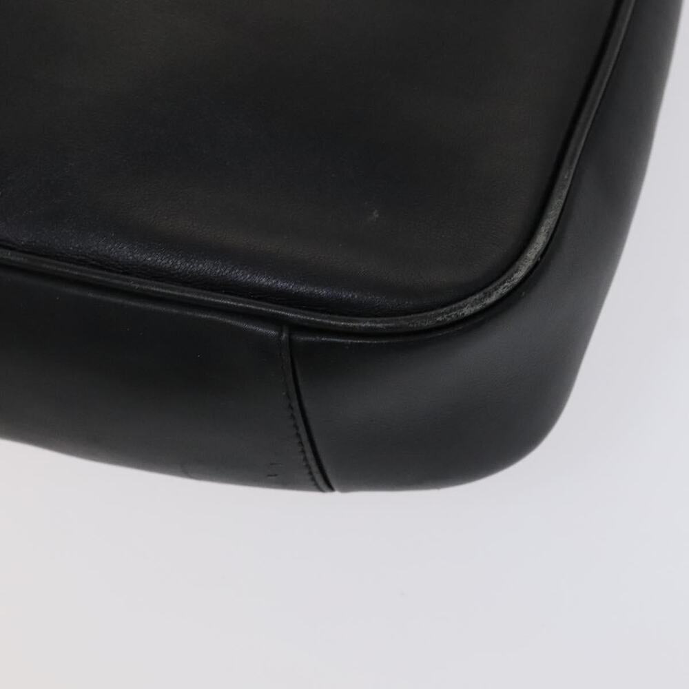 GUCCI Bamboo Hand Bag Leather Black Gold 001 2113 001 2113 - Picture 12 of 16